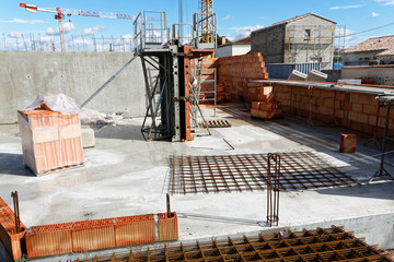 Travaux construction immeuble