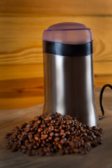 coffee and grinder
