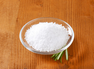 Fototapeta na wymiar coarse grained salt