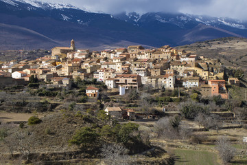 Fototapeta na wymiar Alcala de Moncayo village in Zaragoza province, Spain