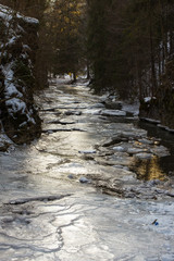 Frozen river