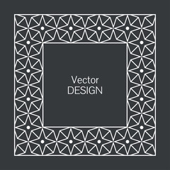 Obraz premium Minimalistic squared frame