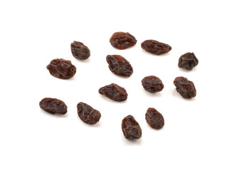 Rasins isolated on white backround