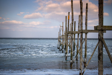 Frozen sea