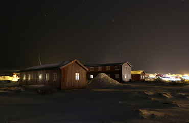 Winter night in Berlevag