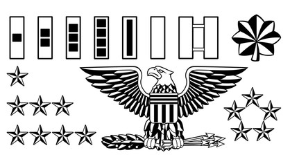 Military Army Officer Rank Insignia