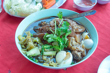 stewed pork leg with five spices