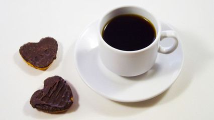 Fragrant tea with sweets.