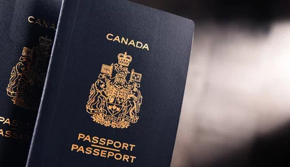  Composition with two Canadian passports © monticellllo