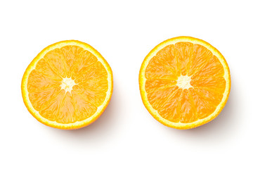 Orange Isolated on White Background