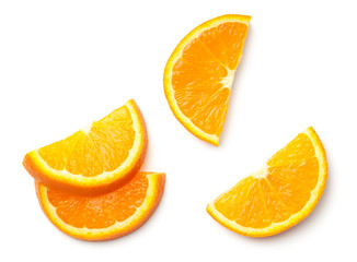 Orange Isolated on White Background