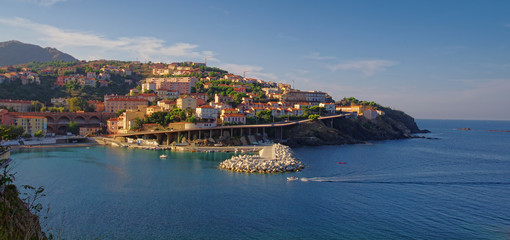 Fototapeta premium Cerbere sea coast in France