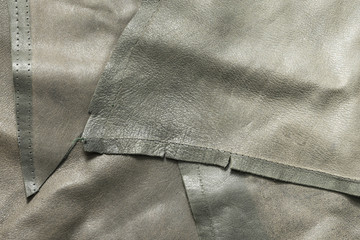 The velvet texture of the skin.