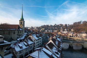 Naklejka premium Bern is the capital of Switzerland
