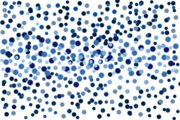 Bokeh background, Shape of blue