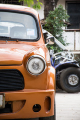 The vintage car