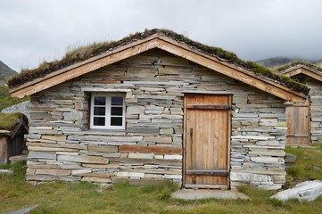 Fototapeta na wymiar Norway cottage 