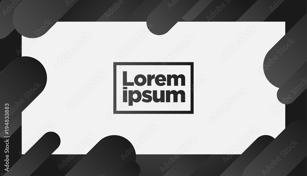 Poster cover with flat dynamic geometric design pattern. cool colorful backgrounds. applicable for banners,