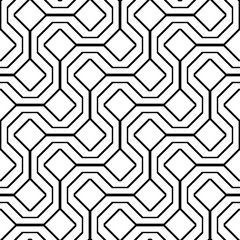 Design seamless monochrome zigzag pattern