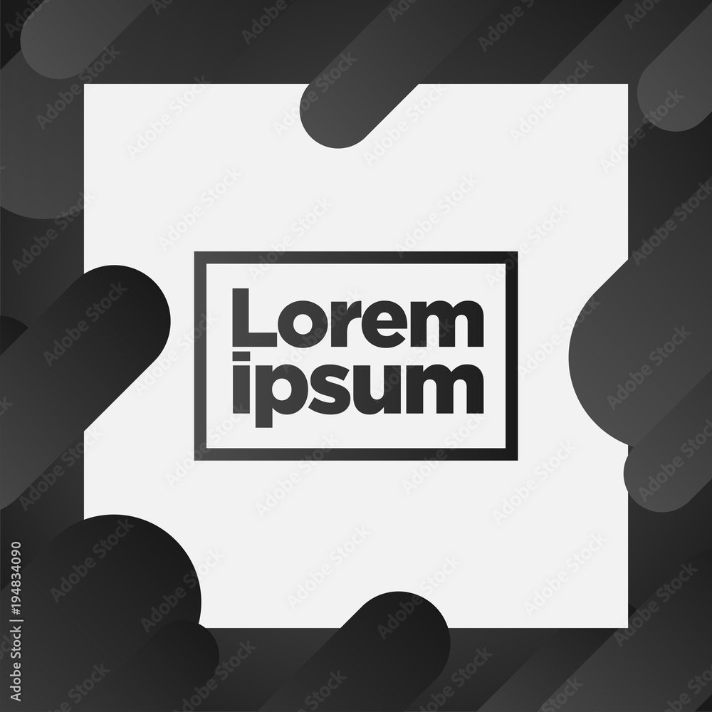 Poster cover with flat dynamic geometric design pattern. cool colorful backgrounds. applicable for banners,