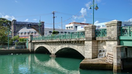Naklejka premium Bridgetown capitale de la Barbade