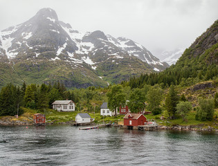 Raftsund near Trollfjord, Norway