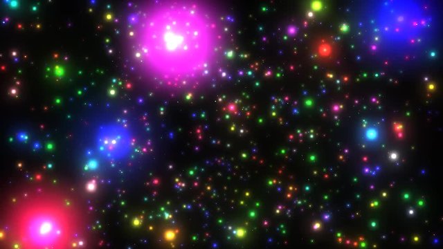 VJ Space Light Particles