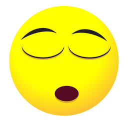 Fototapeta premium Emoji faces with yellow emotional icons