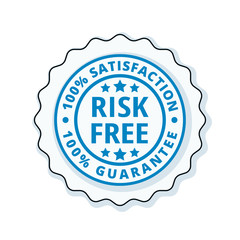 Risk Free 100% Satisfaction Guarantee illustration