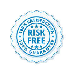 Risk Free 100% Satisfaction Guarantee illustration