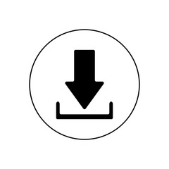 Download icon, logo