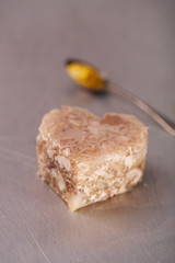 Homemade jelly meat with pork and chicken