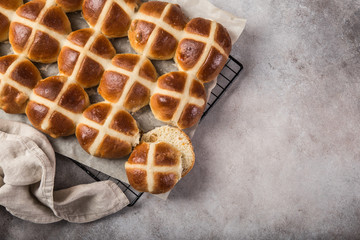 Easter hot cross buns