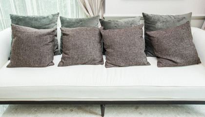 Classic style of pillows and sofa color