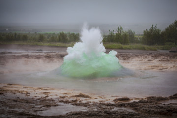 Strokkur Geysir area