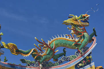 Fototapeta na wymiar Detail vom Chinesischen Tempel Kuala Lumpur
