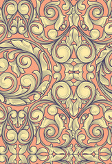 Seamless ornate decorative pattern