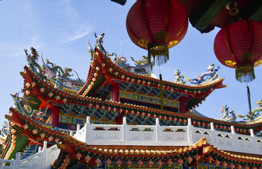 Detail vom Chinesischen Tempel Kuala Lumpur