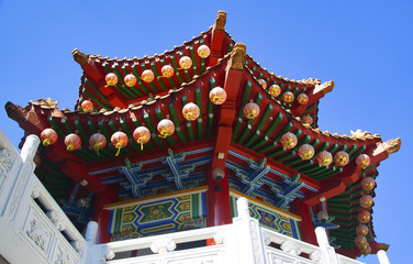 Détail du temple chinois de Kuala Lumpur