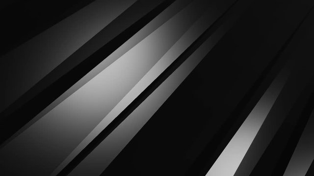 Abstract cg polygonal crystal Black surface. Geometric poly triangles motion background.