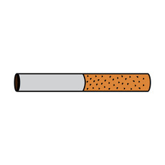 unhealthy bar tobacco cigarette addiction vector illustration 