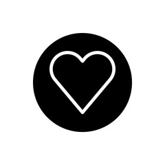Heart vector icon