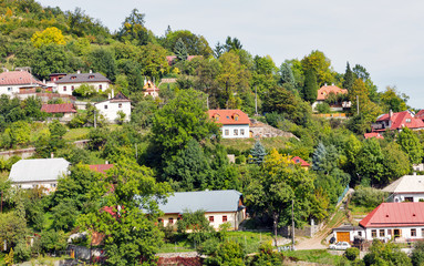 Fototapeta na wymiar Banska Stiavnica townscape, Slovakia