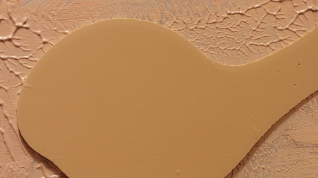 liquid makeup foundation texture smudges. Macro cosmetics texture top view glass pressed top view