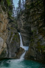 Fototapeta na wymiar Johnston Canyon Lower fall