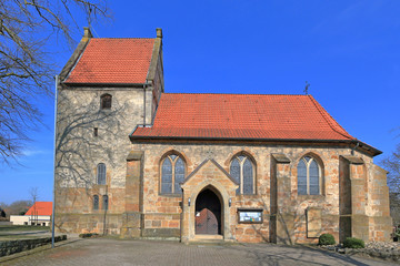 Fototapeta na wymiar Kirche St Ludgerus in Elte bei Rheine