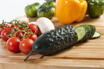 composition of vegetables