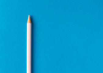 Color pencil your for text blue background

