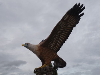 Große Adler Statue auf Langkawi, Malaysia