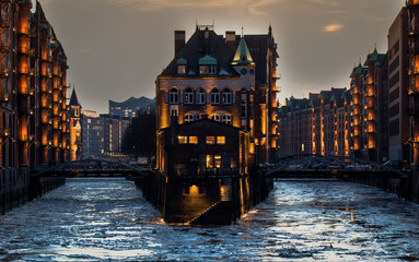 Fototapeta premium Speicherstadt Hamburg
